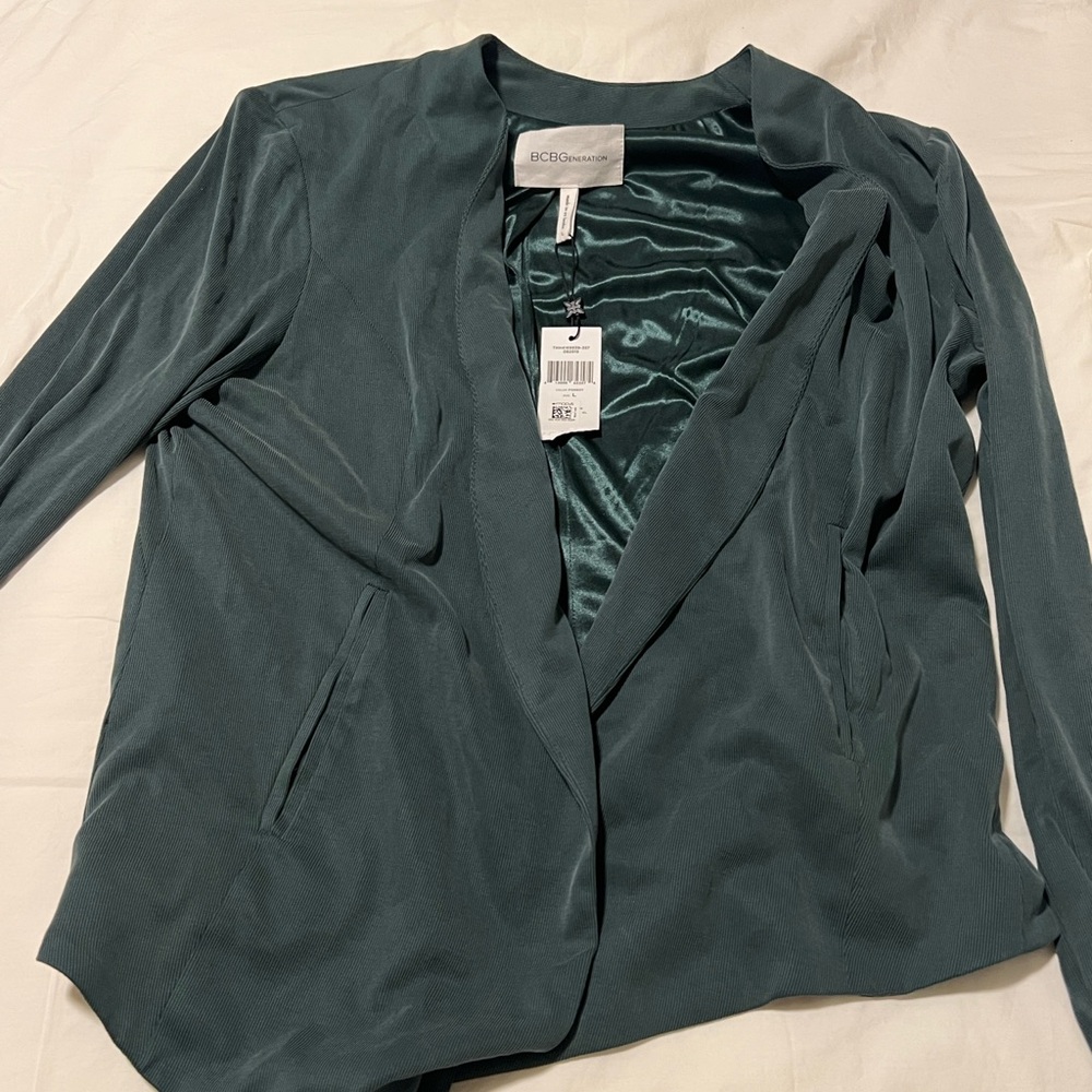 BCBGeneration Women's Teal Blazer